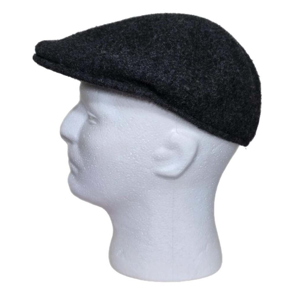 Weatherproof Flat Ivy Cap 100% Wool Newsboy Hat Charcoal Gray